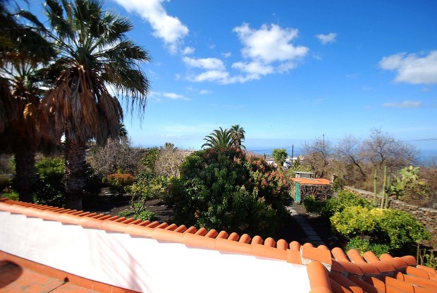 Haupthaus Dachterrasse mit Meerblick