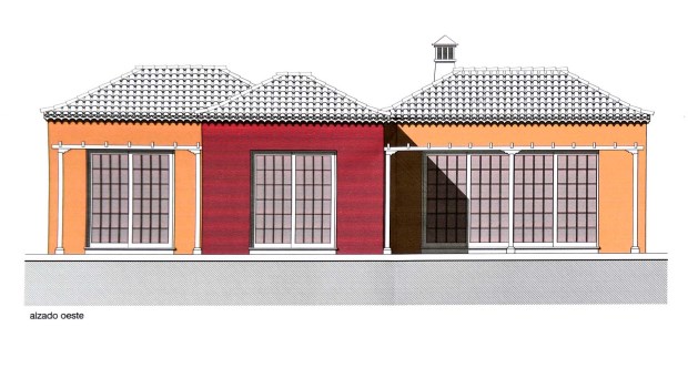 Fassade des genehmigten Projekts