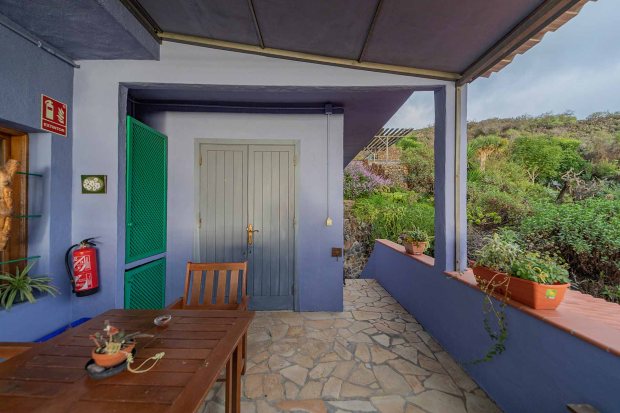 EG Apartment 1, �berdachte Terrasse