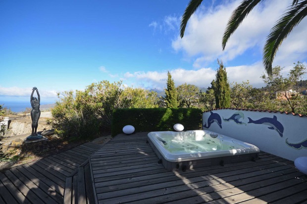 Jacuzzi mit Meerblick