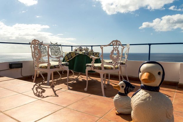 2. OG Dachterrasse mit rundum Meerblick