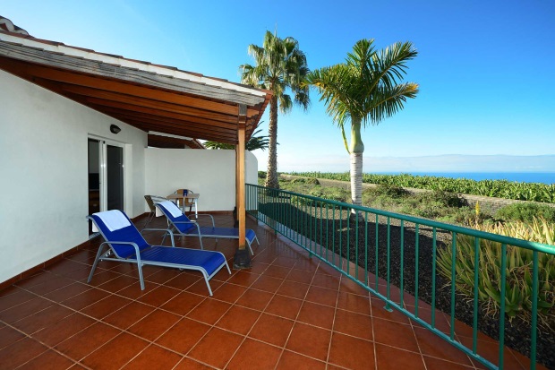 Offene und berdachte Terrasse Apartment