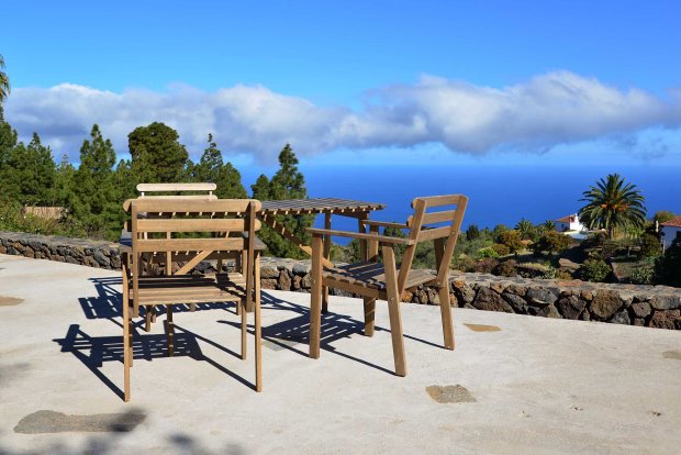 Terrasse mit fantastischem Meerblick