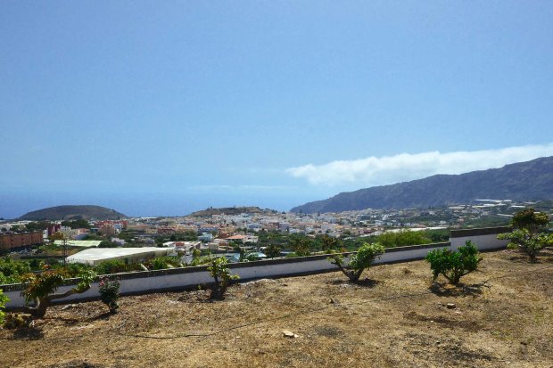 Fantastischer Blick ber Los Llanos und den Atlantik