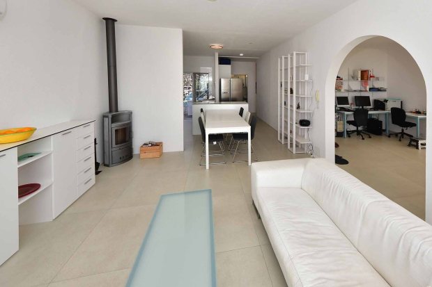 Wohn- Essbereich und Arbeistzimmer