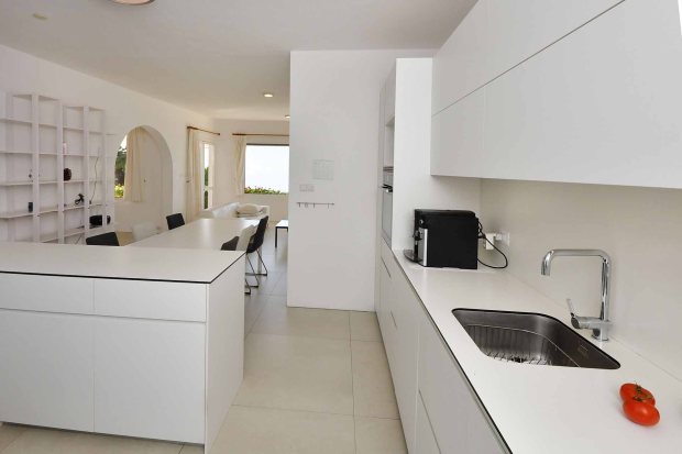 Kchen-, Ess- und Wohnbereich