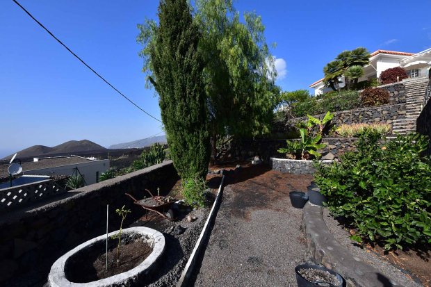 Aufwndig angelegter Gartenbereich