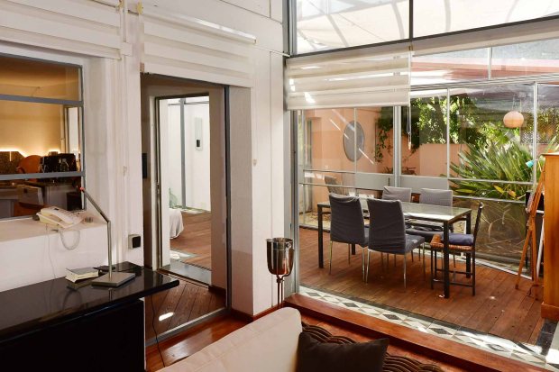 Wohnzimmer, �bergang K�che und Wintergarten, Essplatz