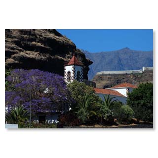 Am Grunde dieser grten Schlucht La Palmas finden wir die Kirche 'Nuestra Seora de las Angustias'.