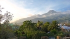 Blick ber den Garten zum 