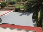 Neues Haus, Beschattung fr den Wintergarten im Sommer