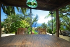 Haupthaus berdachte Terrasse mit herrlichem Meerblick