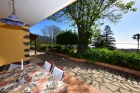 �berdachte Terrasse Meerblick