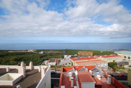 Blick vom Balkon nach West