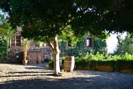 Natürlich beschattete Parkplätze