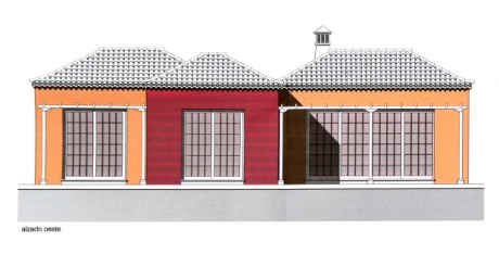 Fassade des genehmigten Projekts