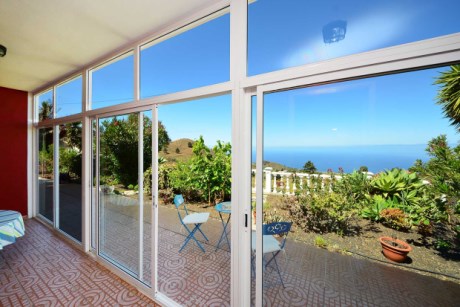 Wintergarten mit Meerblick