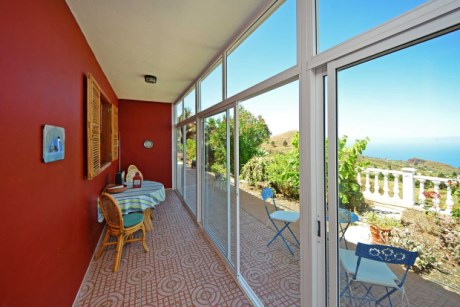 Wintergarten mit Meerblick