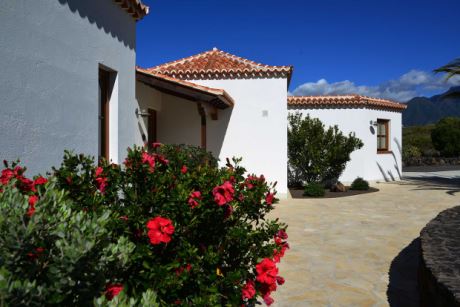 Terrassen und Wege großzügig mit Solnhofer Sandstein belegt