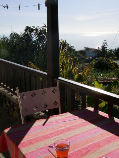 Haupthaus, �berdachter Balkon