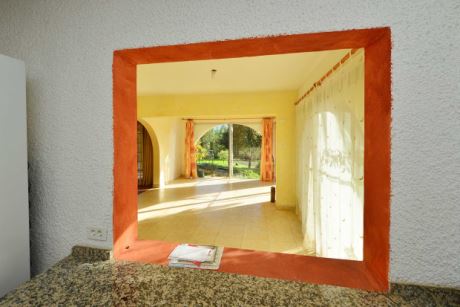 Durchreiche Küche - Essbereich