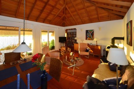 Wohnzimmer mit Meerblick