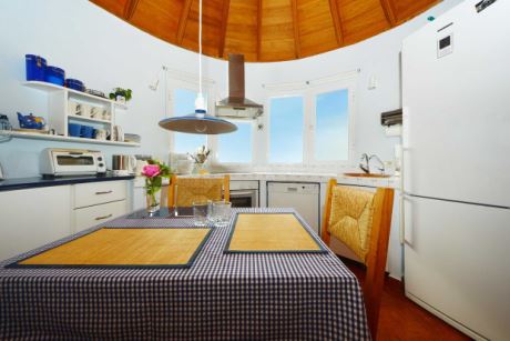 Küche mit herrlicher Aussicht