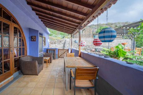 OG Apartment 2, �berdachte Terrasse