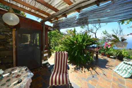 �berdachte Terrasse