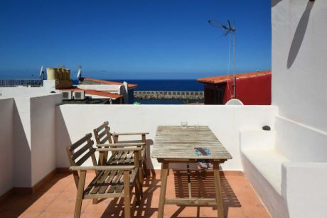 Dachterrasse mit Meerblick