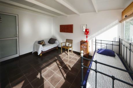 Überdachte Dachterrasse