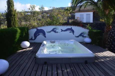 Gesch�tzter Jacuzzi-Bereich