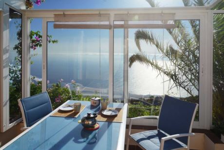 � und hier den Sonnenaufgang mit einem frischen Kaffee genie�en!