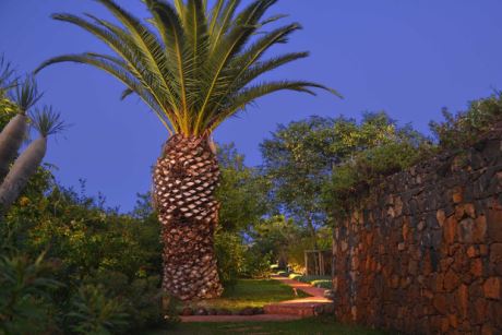 Parkanlage, auch nachts wundervoll illuminiert