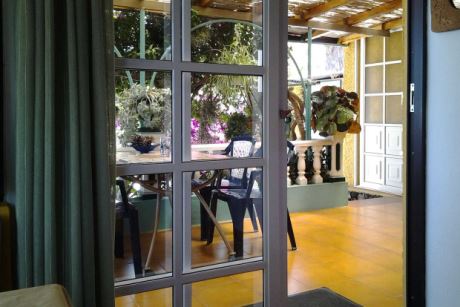 Überdachte Terrasse