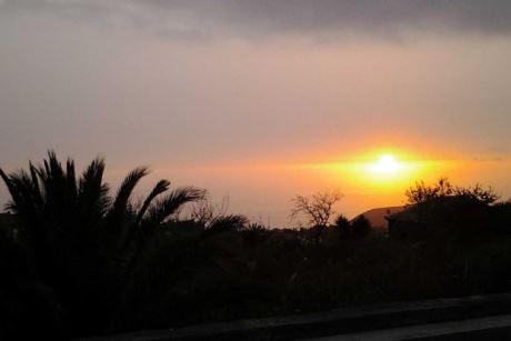 Der perfekte Platz für den Sundowner, Abendkaffee, Abendtee …