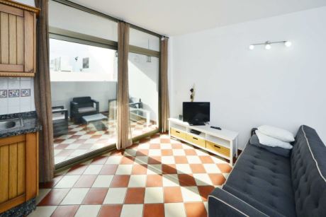 Wohnküche mit anschließendem Balkon