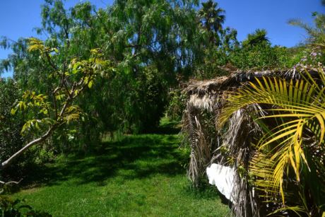 Überall schön angelegte Sitzplätze