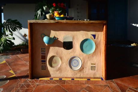 S�dwestterrasse mit Aussenk�che