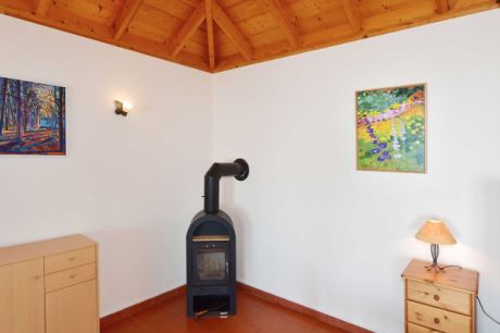 Groes Wohnzimmer mit Meerblick