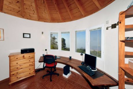 Arbeitszimmer mit Meerblick