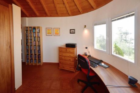 Arbeitszimmer mit Meerblick