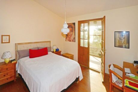 EG Schlafzimmer 1, T�r zur �berdachten Terrasse, Meerblick