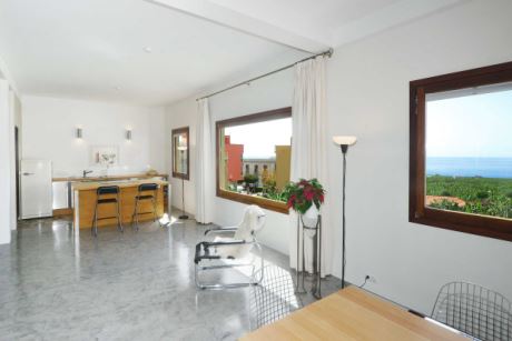 1. OG große Wohnküche mit Meerblick