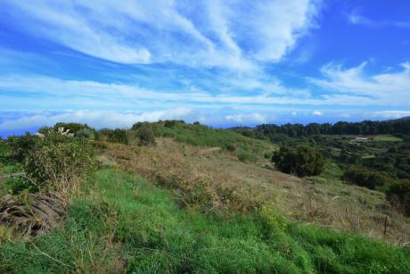 Blick ber das eigene Land nach Norden