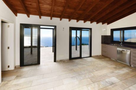 Wohnk�che mit fantastischem Meerblick