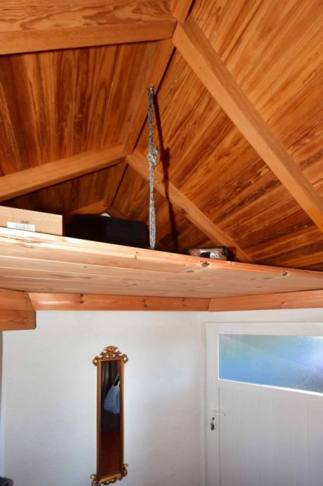 Windfang mit Kofferablage