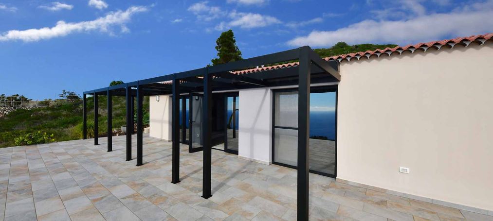 Quasi neu gebauter Bungalow unterhalb Tijarafe mit fantastis